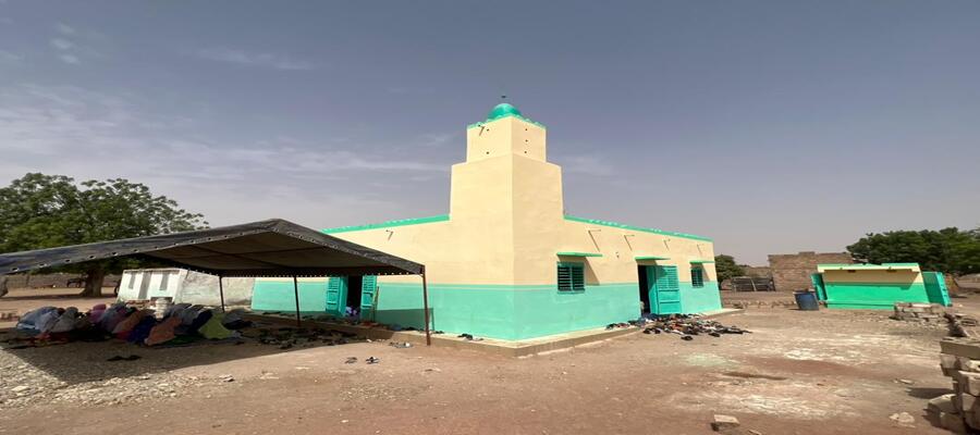 A 100 square meter mosque